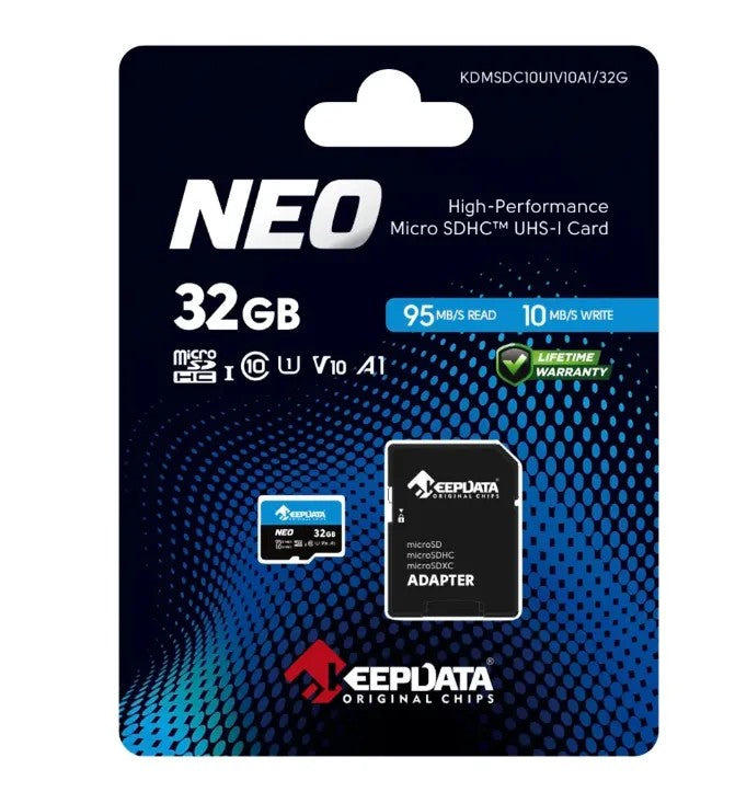 Tarjeta de Memoria Micro SD Keepdata Neo 32GB Clase 10 Único