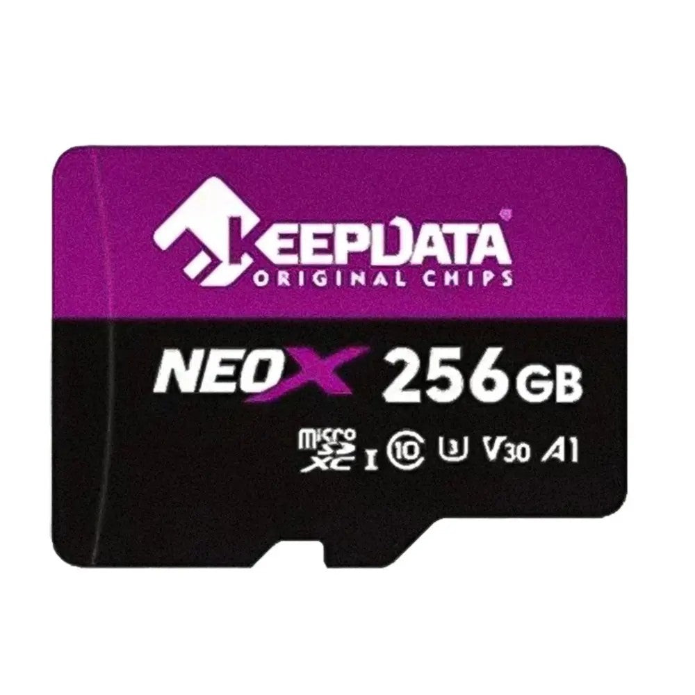 Tarjeta de Memoria Micro SD Keepdata NeoX 256GB U3 V30 Único