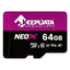 Tarjeta de Memoria Micro SD Keepdata NeoX 64GB U3 V30 Único