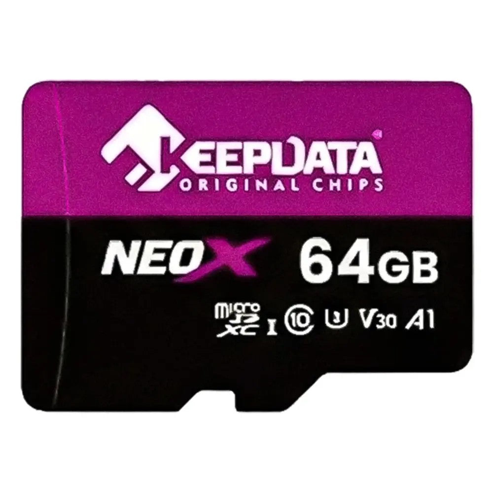 Tarjeta de Memoria Micro SD Keepdata NeoX 64GB U3 V30 Único