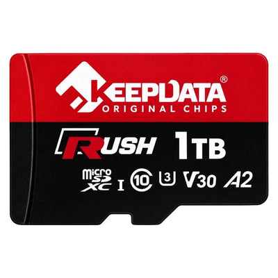 Tarjeta de Memoria Micro SD Keepdata Rush 1TB U3 V30 A2 Único