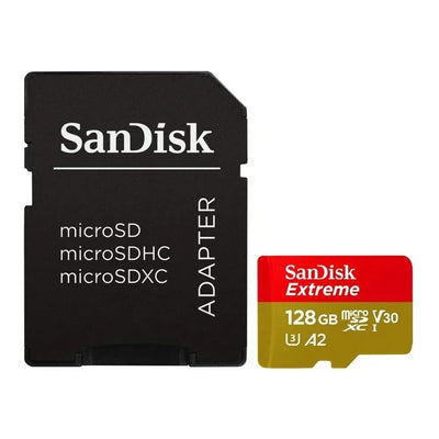 Tarjeta de Memoria Micro SD SanDisk Extreme 128GB 190MB/s Único