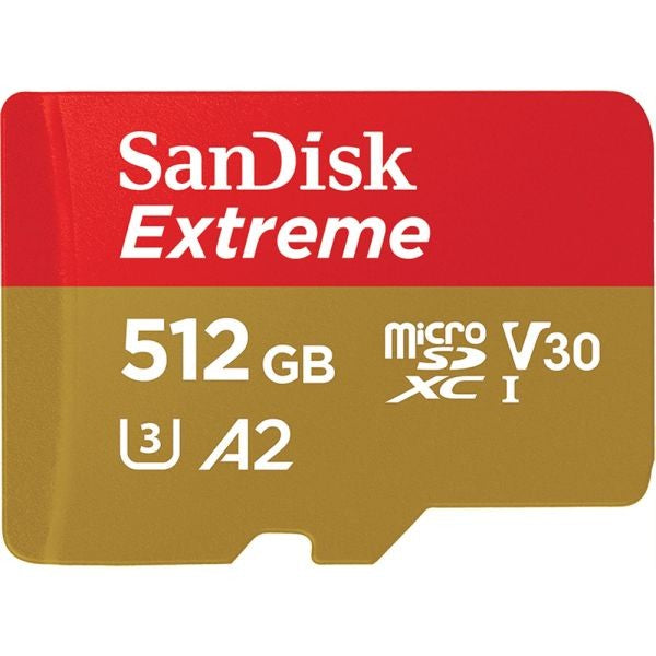 Tarjeta de Memoria Micro SD SanDisk Extreme 512GB 190MB/s Único