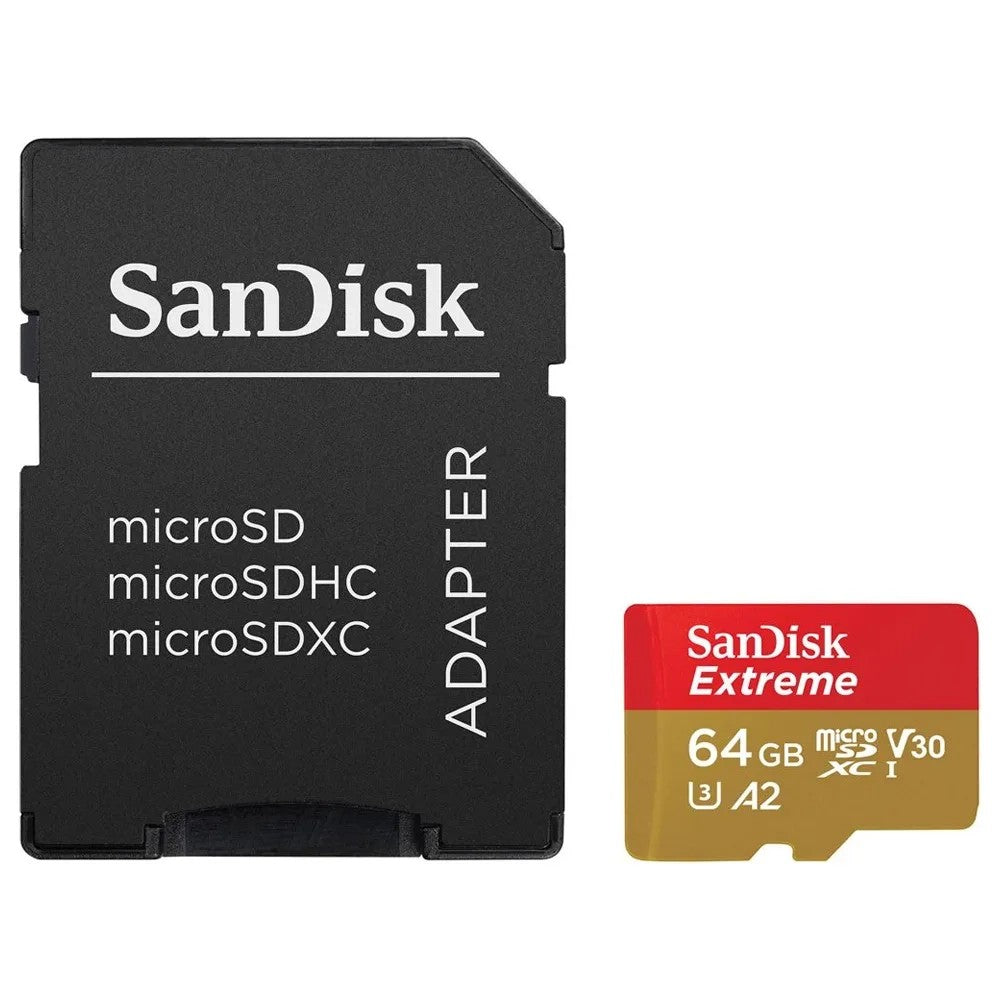 Tarjeta de Memoria Micro SD SanDisk Extreme 64GB 170MB/s Único