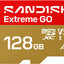 Tarjeta de Memoria Micro SD SanDisk Extreme Go 128GB 240MB/s Único