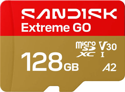 Tarjeta de Memoria Micro SD SanDisk Extreme Go 128GB 240MB/s Único