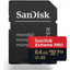 Tarjeta de Memoria Micro SD SanDisk Extreme Pro 64GB 200MB/s Único