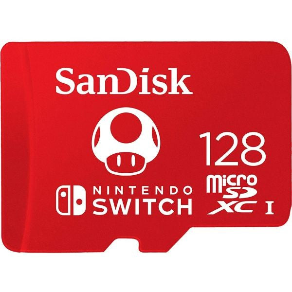 Tarjeta de Memoria Micro SD SanDisk para Nintendo Switch 128GB Único