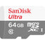 Tarjeta de Memoria Micro SD SanDisk Ultra 64GB Clase 10 Único