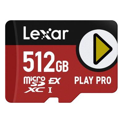 Tarjeta de Memoria Micro SDXC Lexar Play Pro 512GB V30 Único