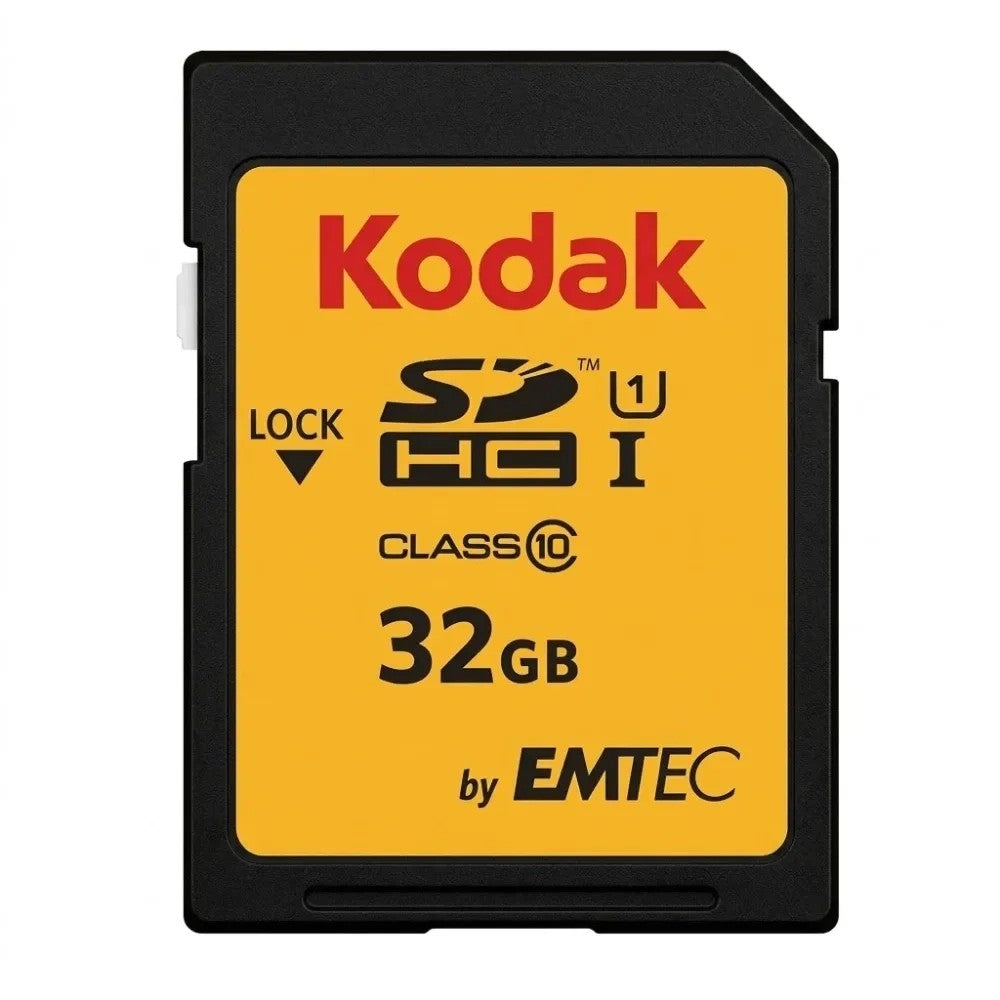 Tarjeta de Memoria SD Kodak Premium 32GB U1 V10 Único