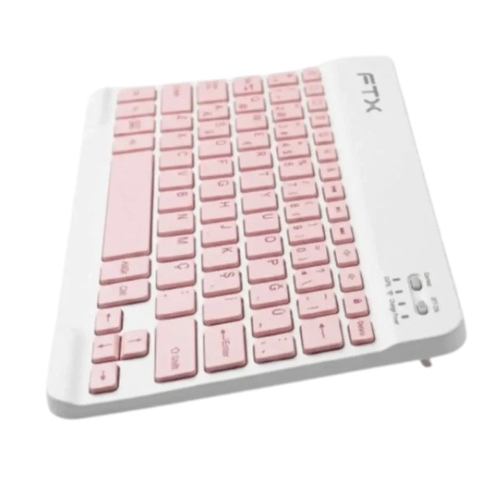 Teclado Bluetooth FTX FTXB09 USB-C Portugués Rosa