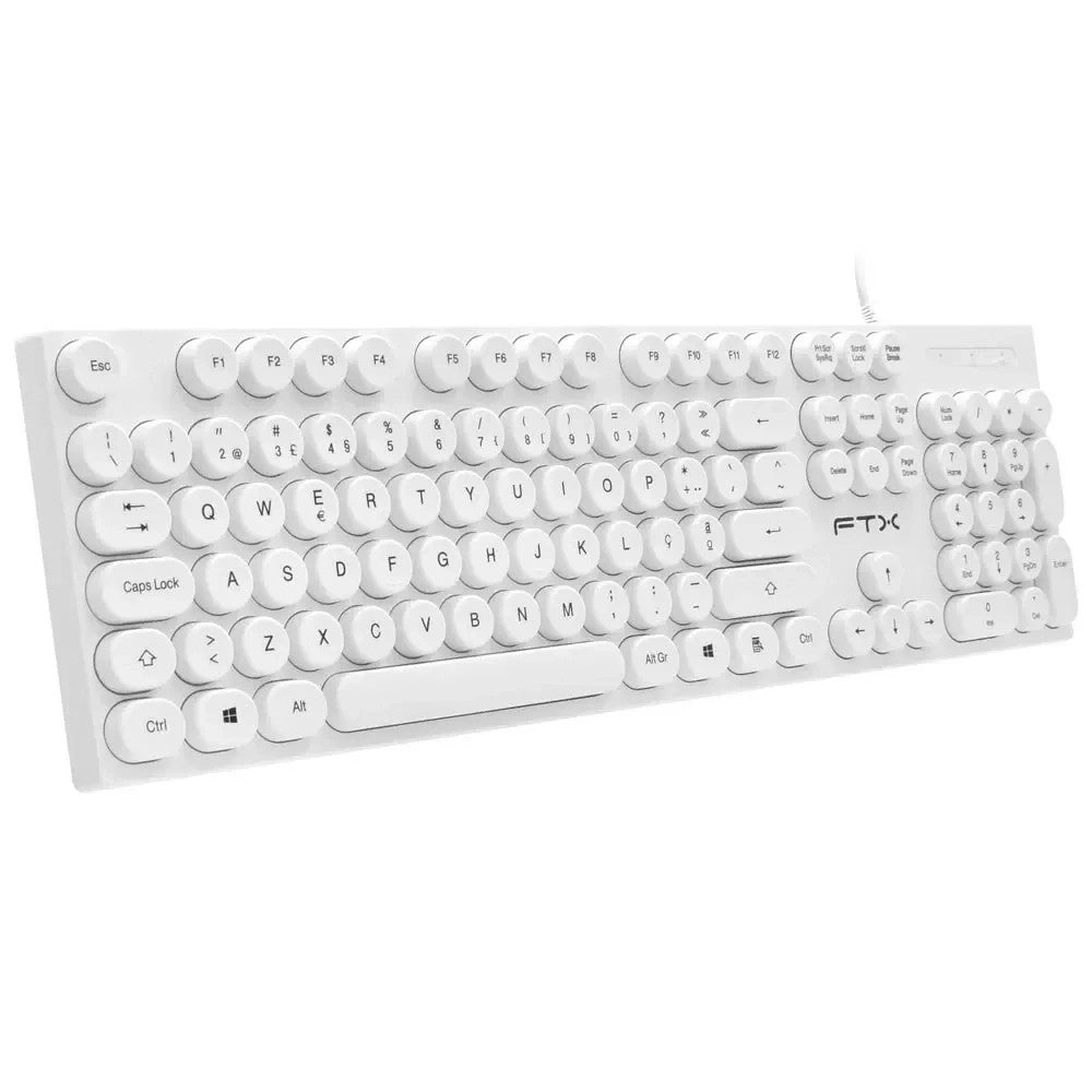 Teclado FTX FTXK22 USB Portugués Blanco