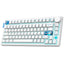 Teclado Gamer Mecánico Onikuma MT706 Inalámbrico RGB Blanco