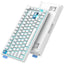 Teclado Gamer Mecánico Onikuma MT706 Inalámbrico RGB Blanco