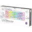 Teclado Gamer Razer Huntsman Mini RGB Inglés Mercury Blanco