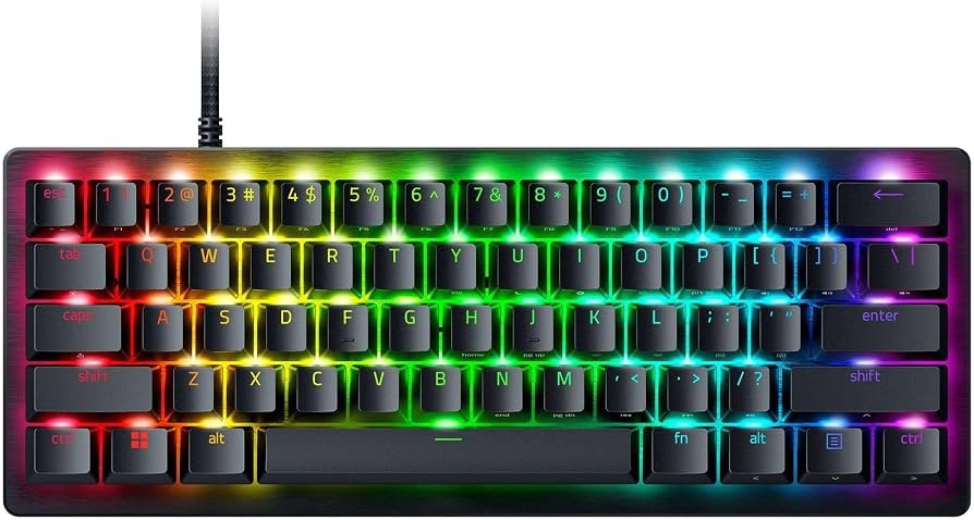 Teclado Gamer Razer Huntsman V3 Pro Mini RGB Inglés Negro