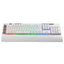 Teclado Gamer Redragon Shiva K512 RGB Inglés White/Grey
