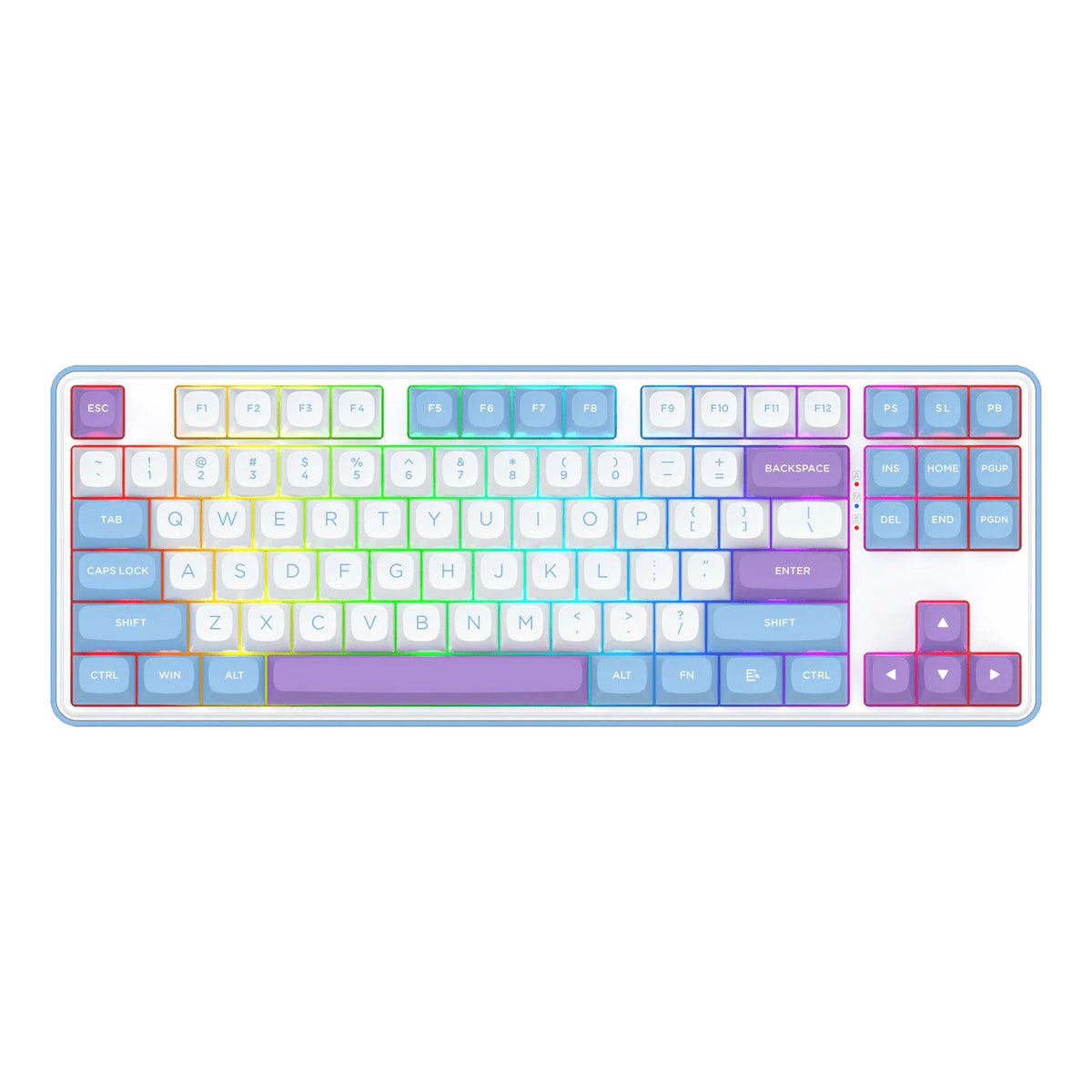 Teclado Gamer Redragon Star Blade K707 RGB Inglés Celeste