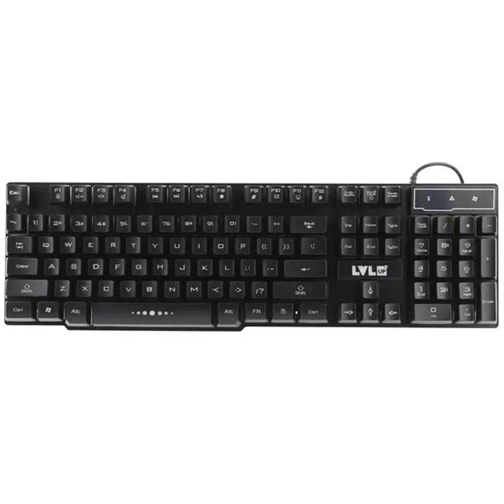 Teclado Gamer Vivitar LVLUP LU734 Negro