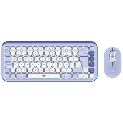 Teclado Logitech + Mouse Pop Icon Combo ESP Purple