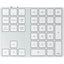 Teclado Numérico Inalámbrico Satechi Aluminio ST-XLABKS Silver