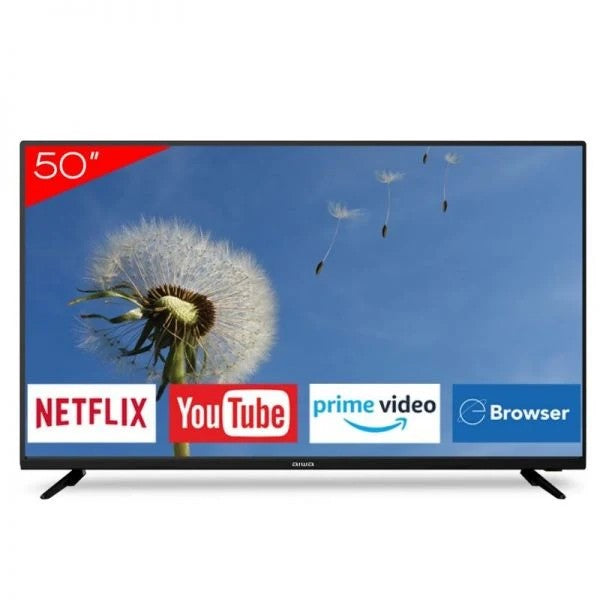 Televisor Aiwa 50" 4K UHD Smart TV Google TV AW50B4K Único