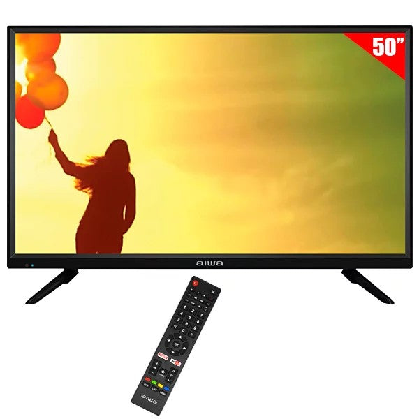 Televisor Aiwa 50" 4K UHD Smart TV Google TV AW50B4K Único