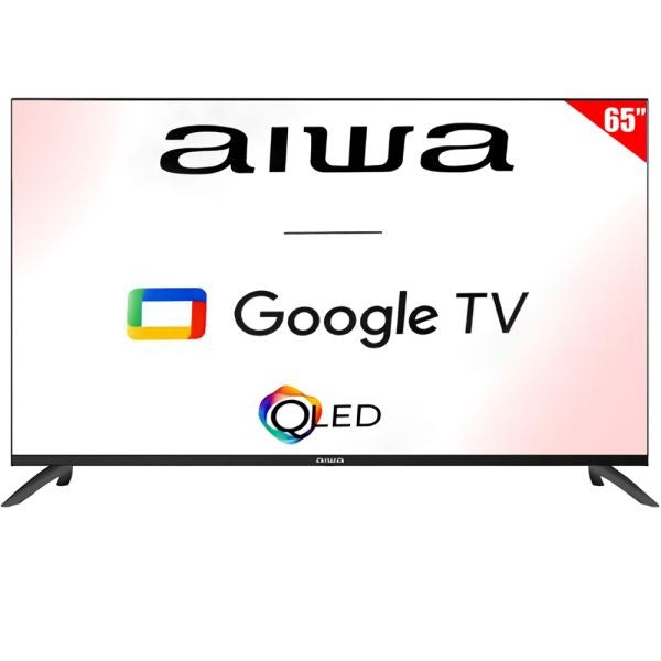 Televisor Aiwa 65" 4K UHD QLED Smart TV Google TV AW65B4QFG Único
