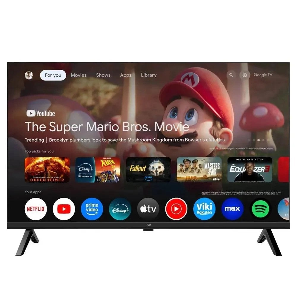 Televisor JVC 32" HD QLED Smart TV Google TV 32KM1584 Único