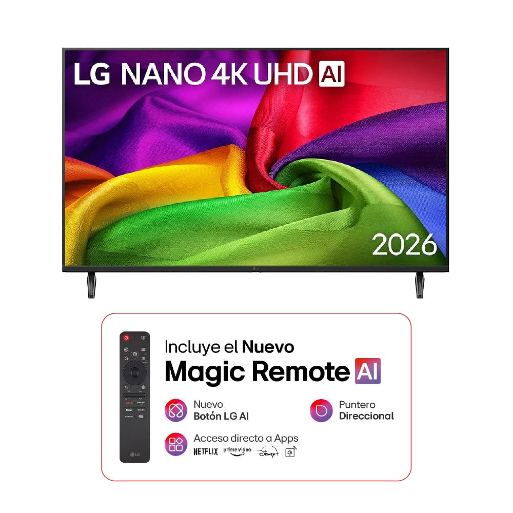 Televisor LG 55" 4K UHD NanoCell Smart TV 55NU800BPSB Único