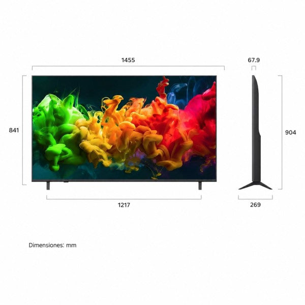 Televisor LG 65" 4K UHD QNED Mini LED Smart TV 65QNED80BSG Único