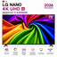 Televisor LG 75" 4K UHD NanoCell Smart TV 75NU800BPSB Único