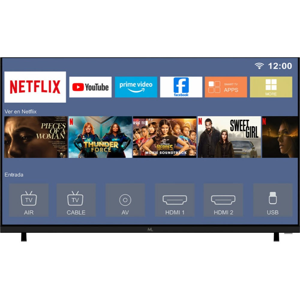 Televisor MTEK 32" HD Smart TV Android 14 MK32AN1S Único