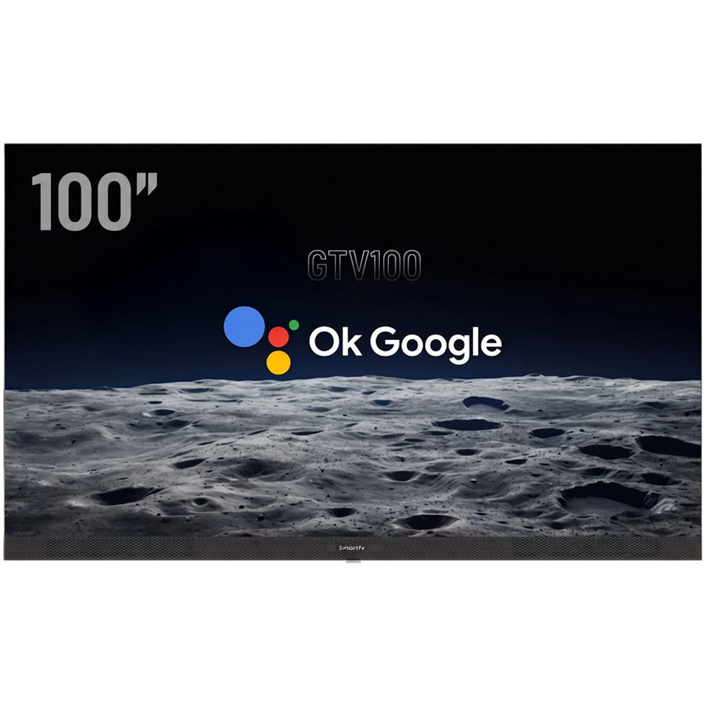 Televisor Smartfy 100" 4K UHD Smart TV Google TV con Soundbar GTV100 Único
