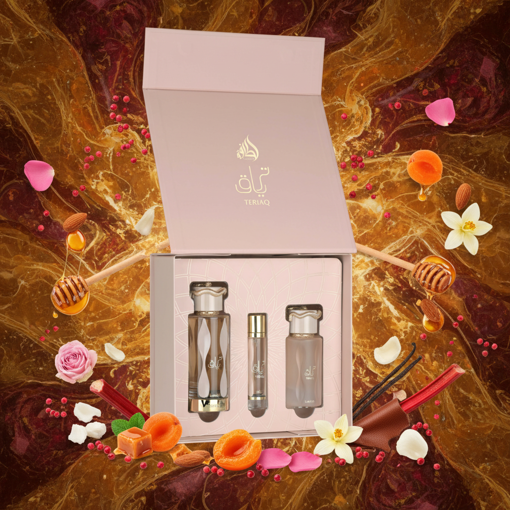 Set Perfume Lattafa Teriaq 100ML + 12ML + 50ML