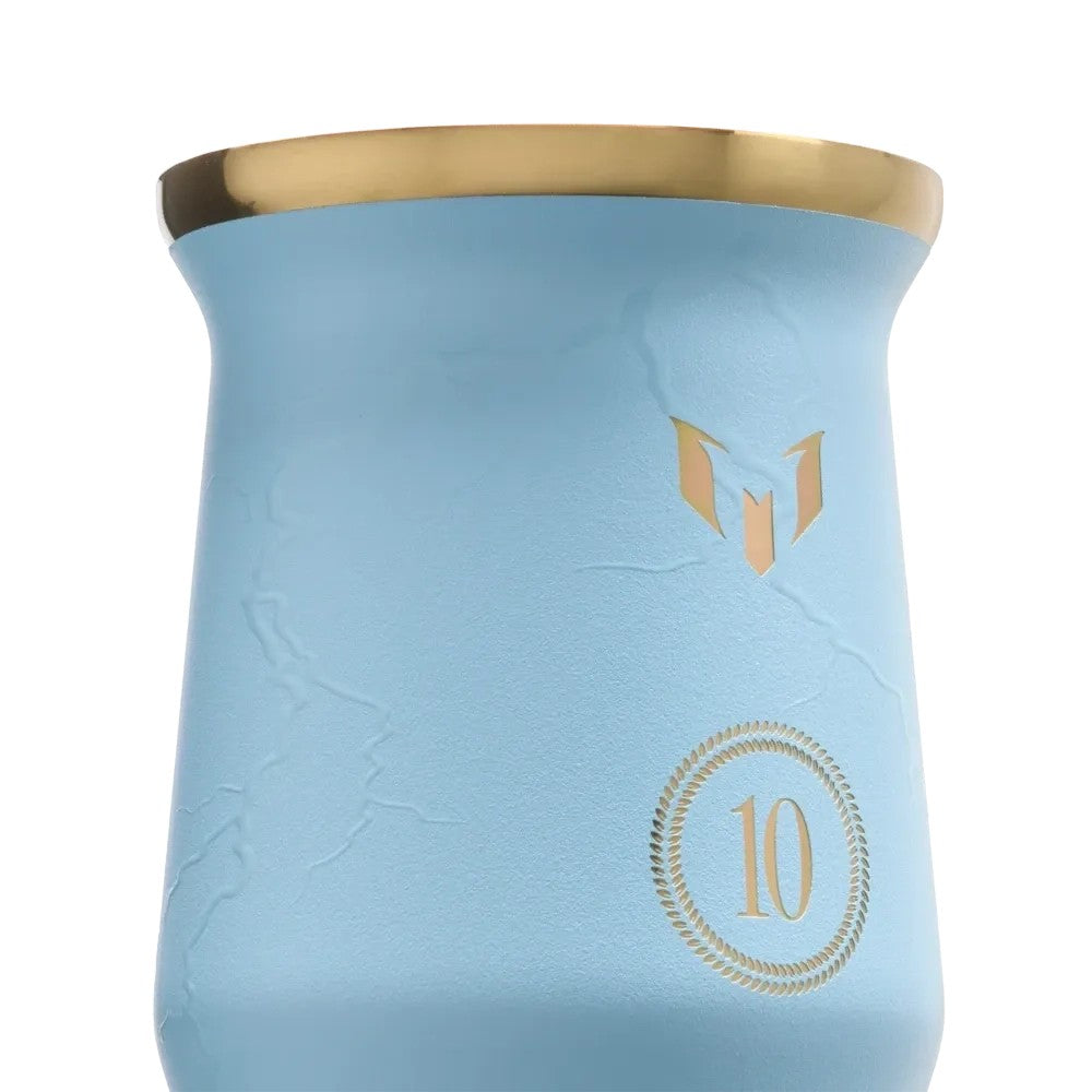 Termo Guampa Stanley Mate Mug Messi Goat 236ML - Celeste