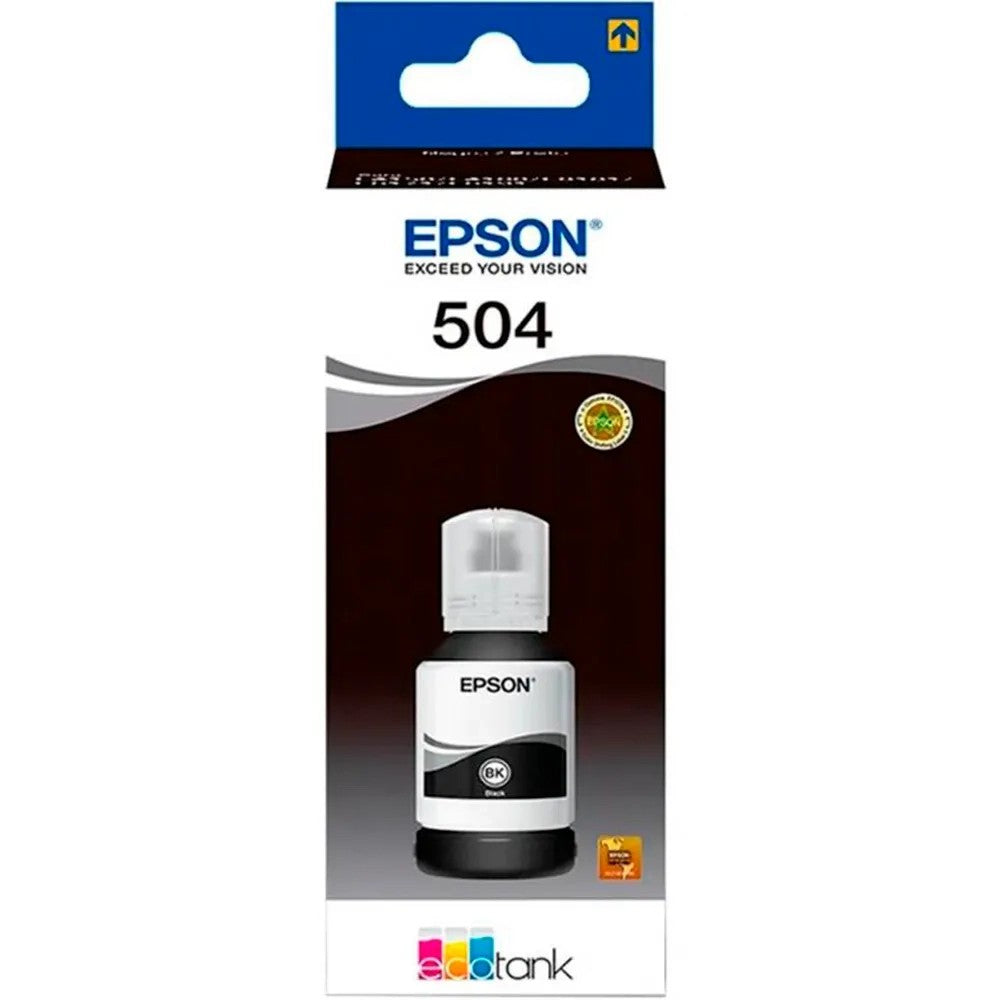 Tinta Epson 504 Negro 127ml Único