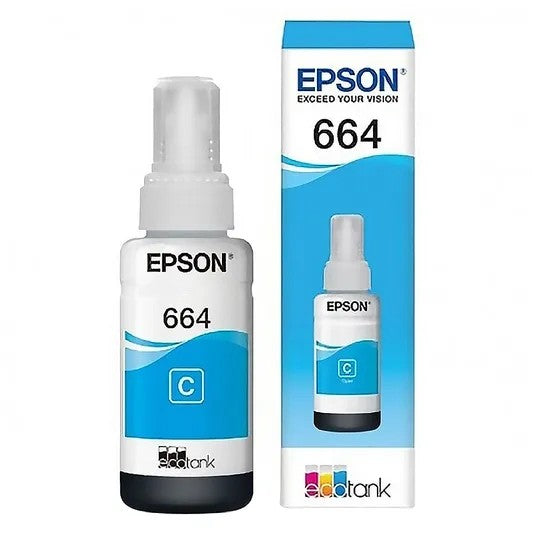 Tinta Epson 664 Cyan 70ml Único