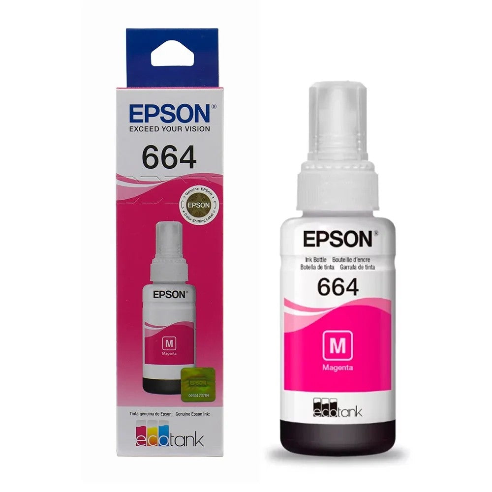 Tinta Epson 664 Magenta 70ml Único