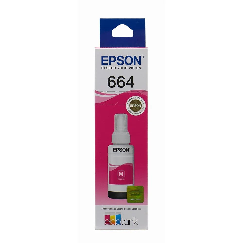 Tinta Epson 664 Magenta 70ml Único