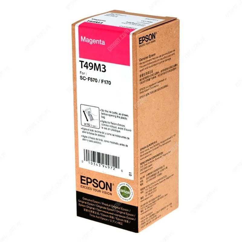 Tinta Epson T49M Magenta 140ml para F170/F570 Único