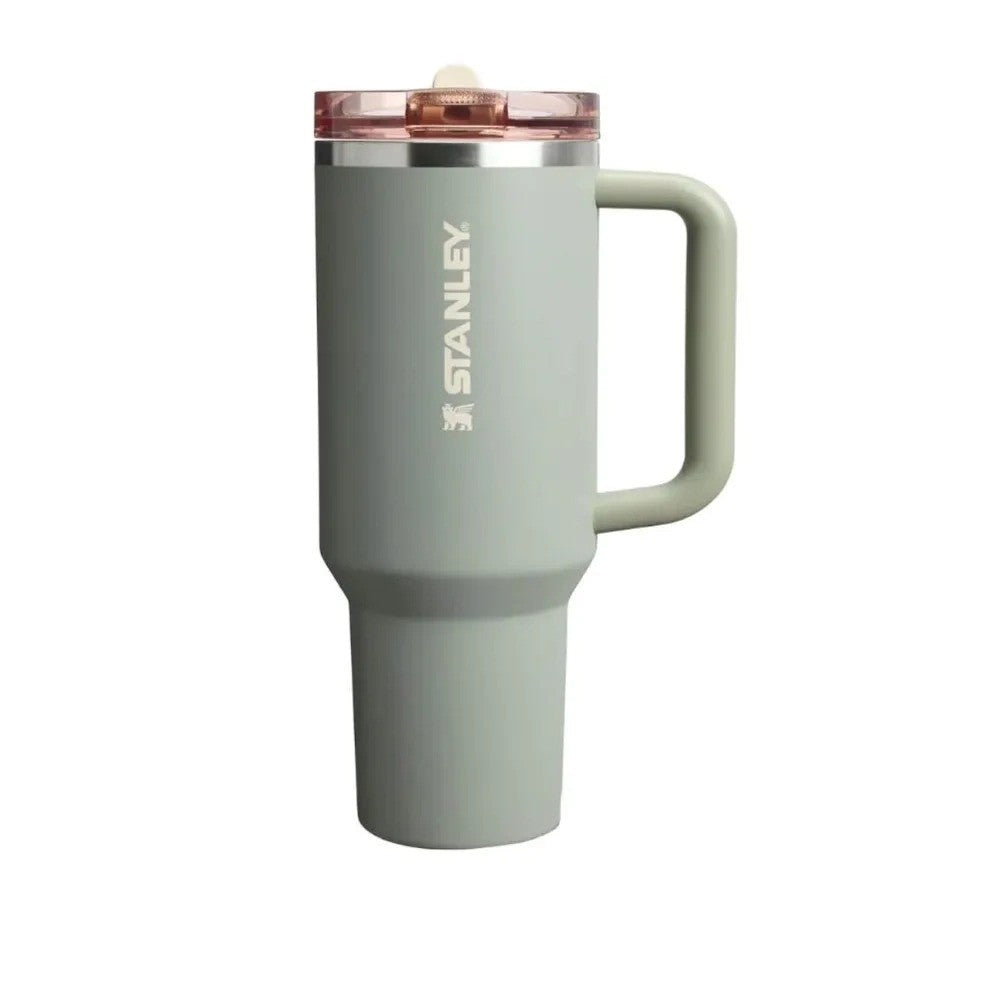 Vaso Stanley Tumbler Quencher ProTour 1.18L C/pico Sage Grey