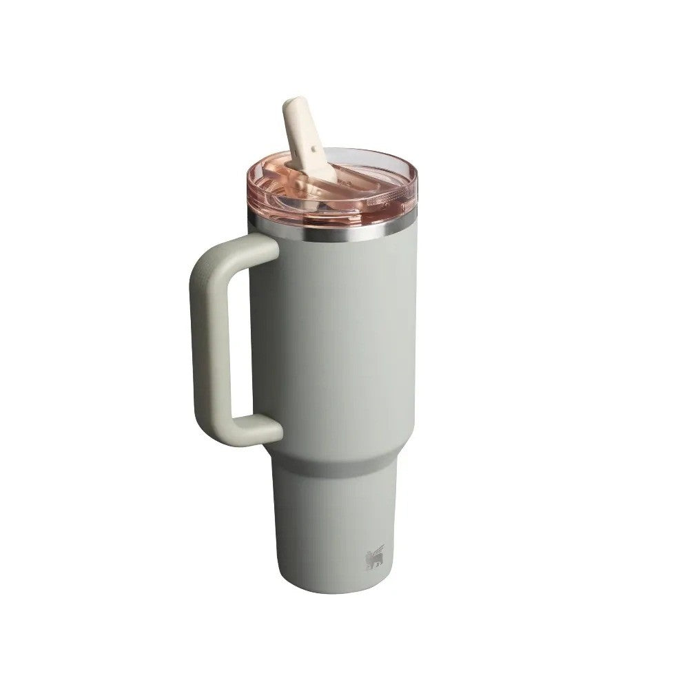 Vaso Stanley Tumbler Quencher ProTour 1.18L C/pico Sage Grey