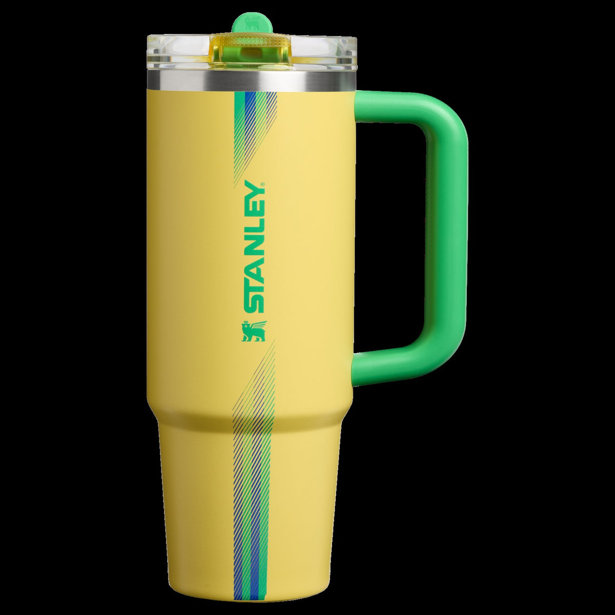 Vaso Stanley Tumbler Quencher ProTour 887ML C/pico Team Yellow Green