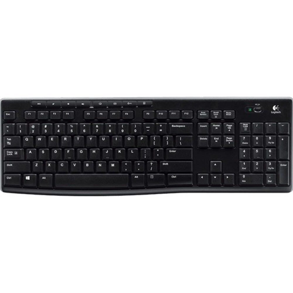 Teclado Logitech Wireless K270 ESP USB Negro