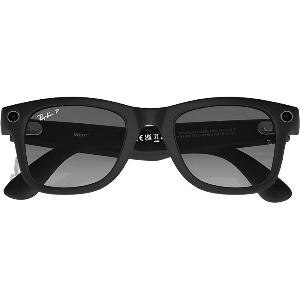 Lente Ray-Ban Meta Wayfarer RW4008 601/ST353 – Black / Polarized Graphite